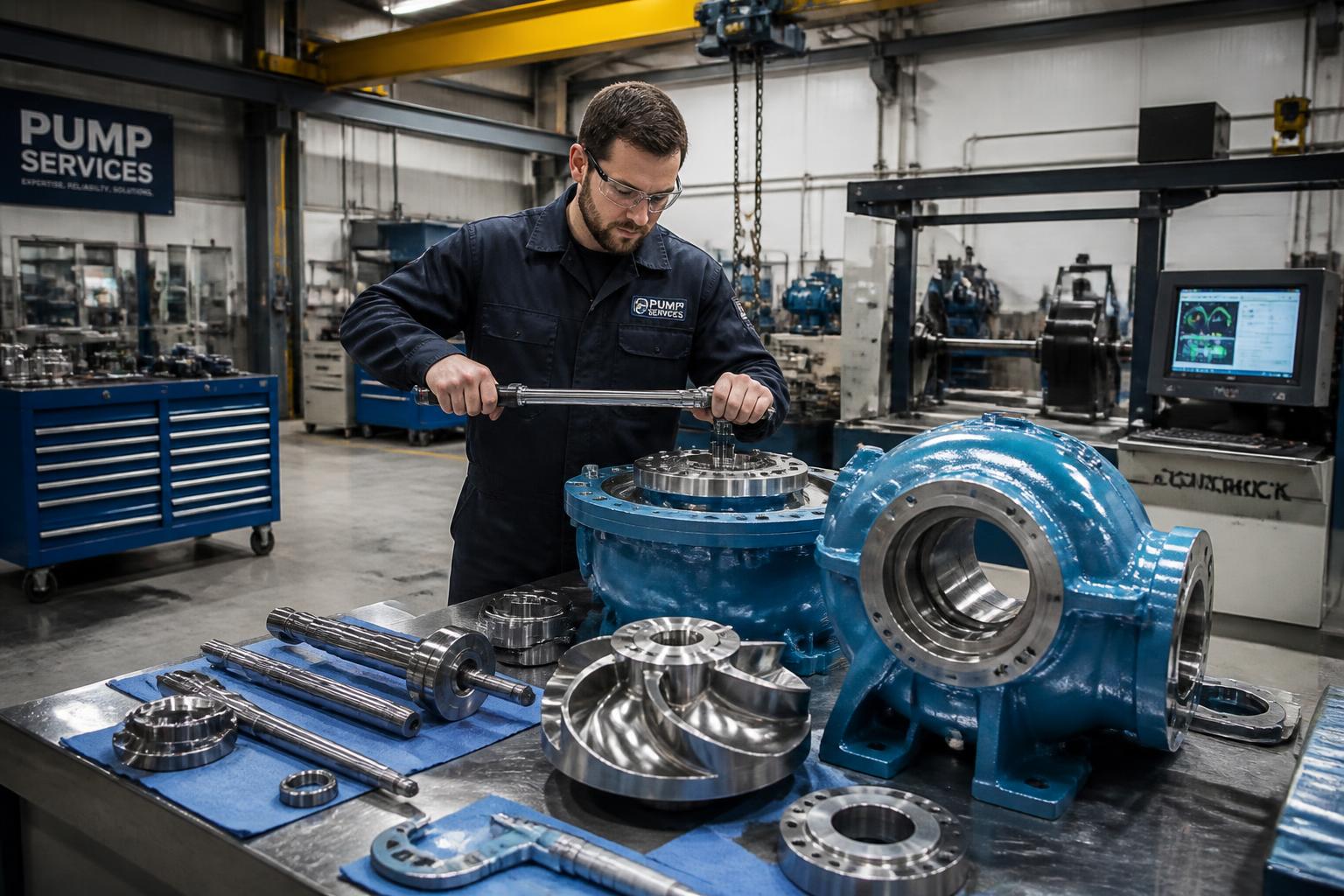 Impel shop services — industrial pump solutions across the Western U.S.
