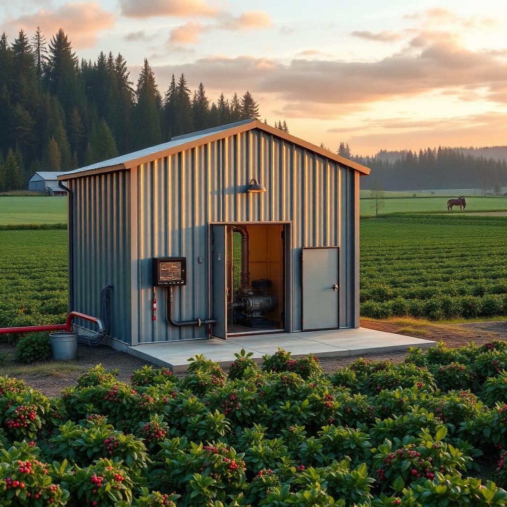 Ground-up pump house build for a new ag operation. — Impel pump and flow management case study (Agriculture, Skagit Valley, WA)